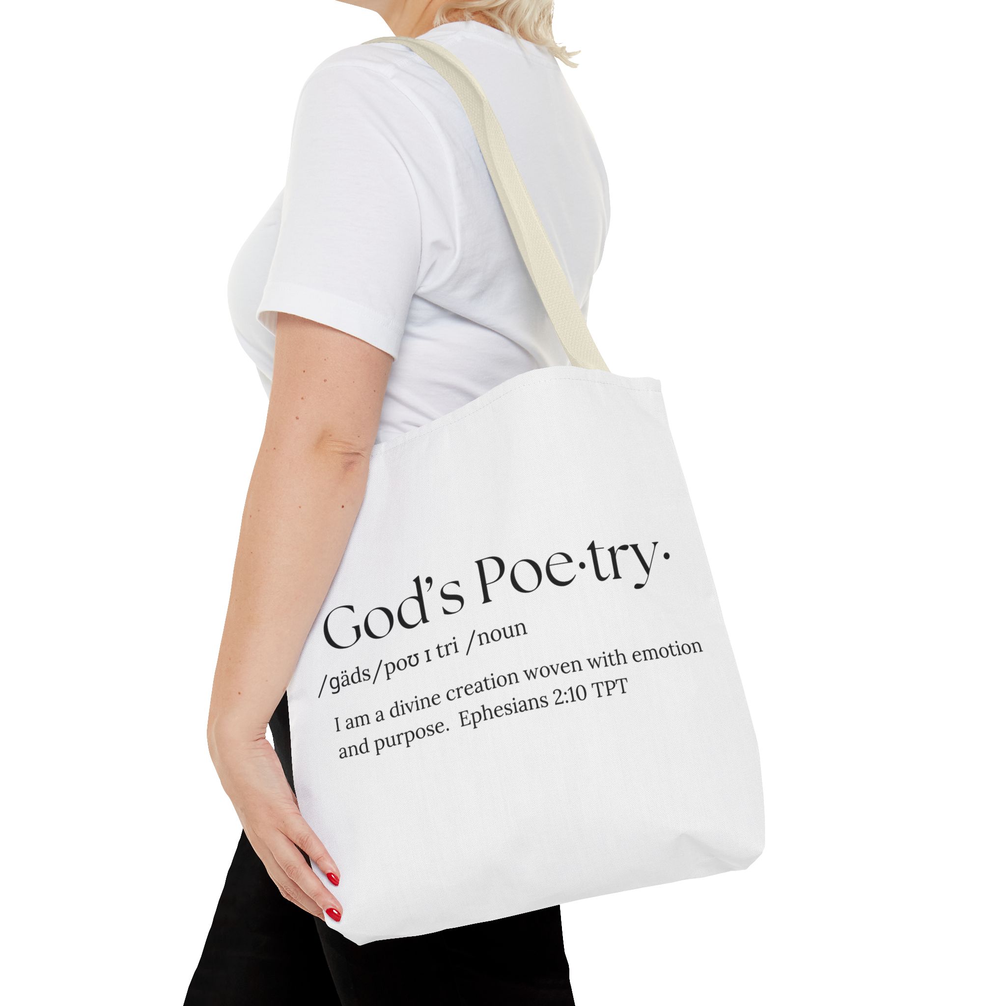 God's Poetry Tote Bag - Image 44