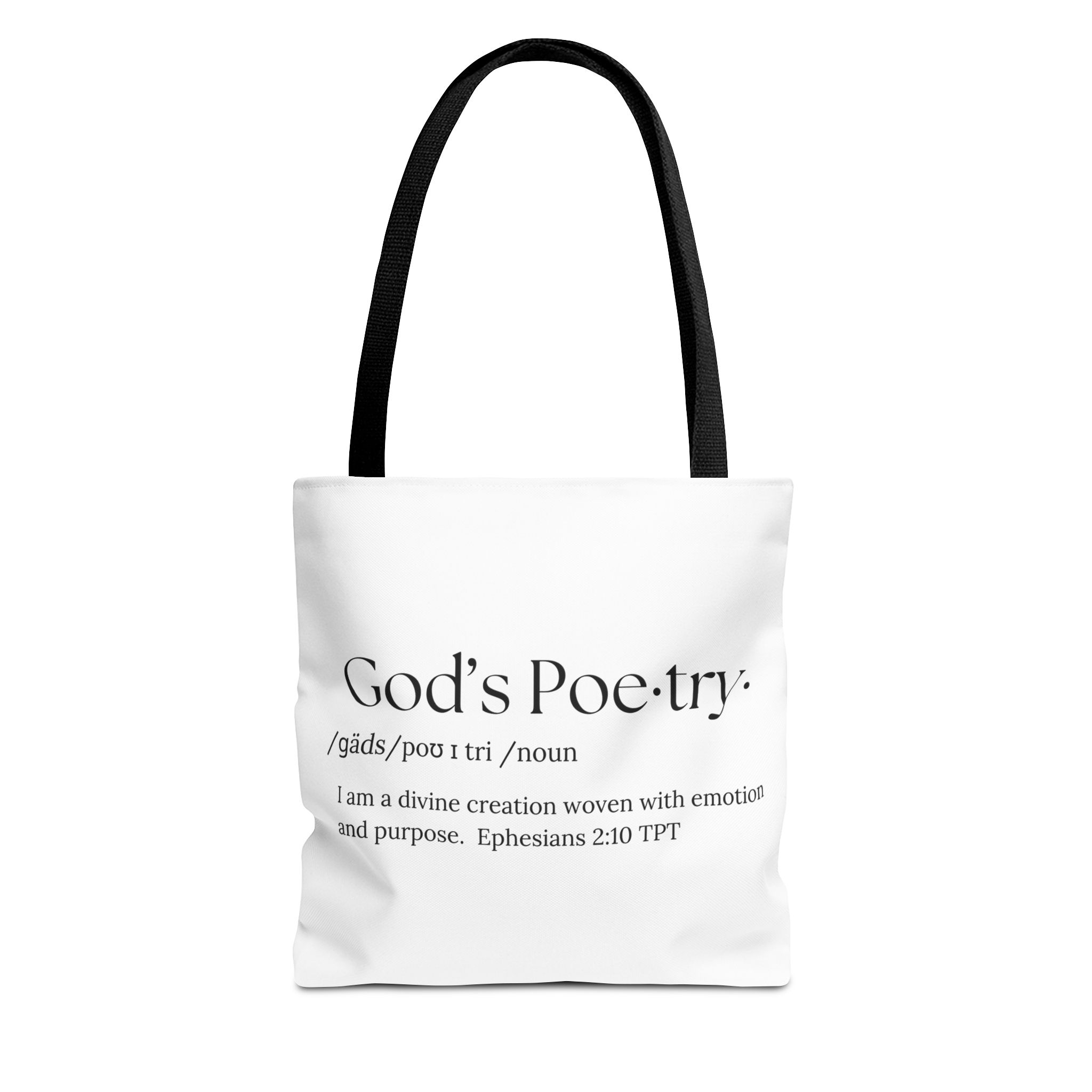 God's Poetry Tote Bag