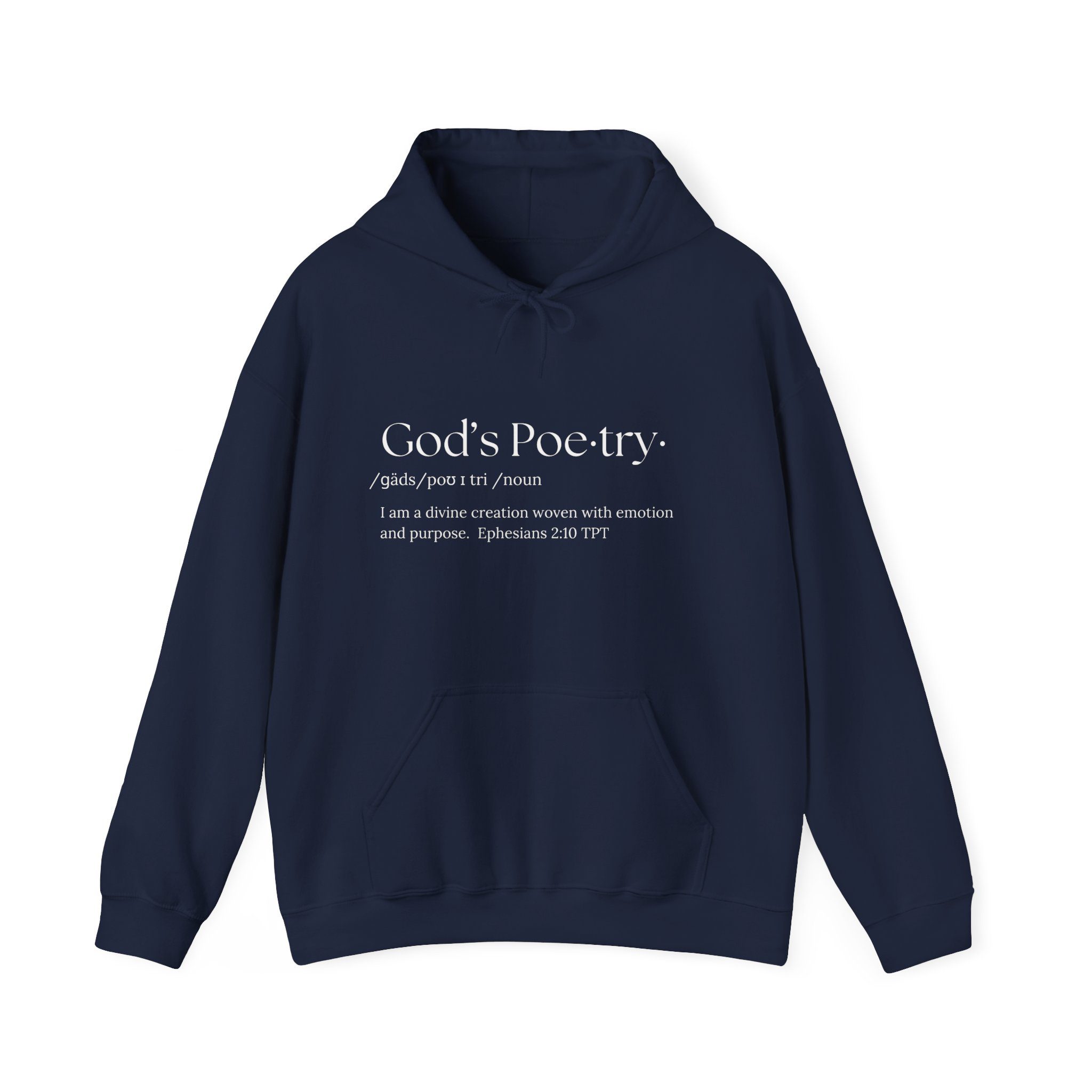 I am God's Poetry Unisex Heavy Blendâ„¢ Hooded Sweatshirt - Image 9