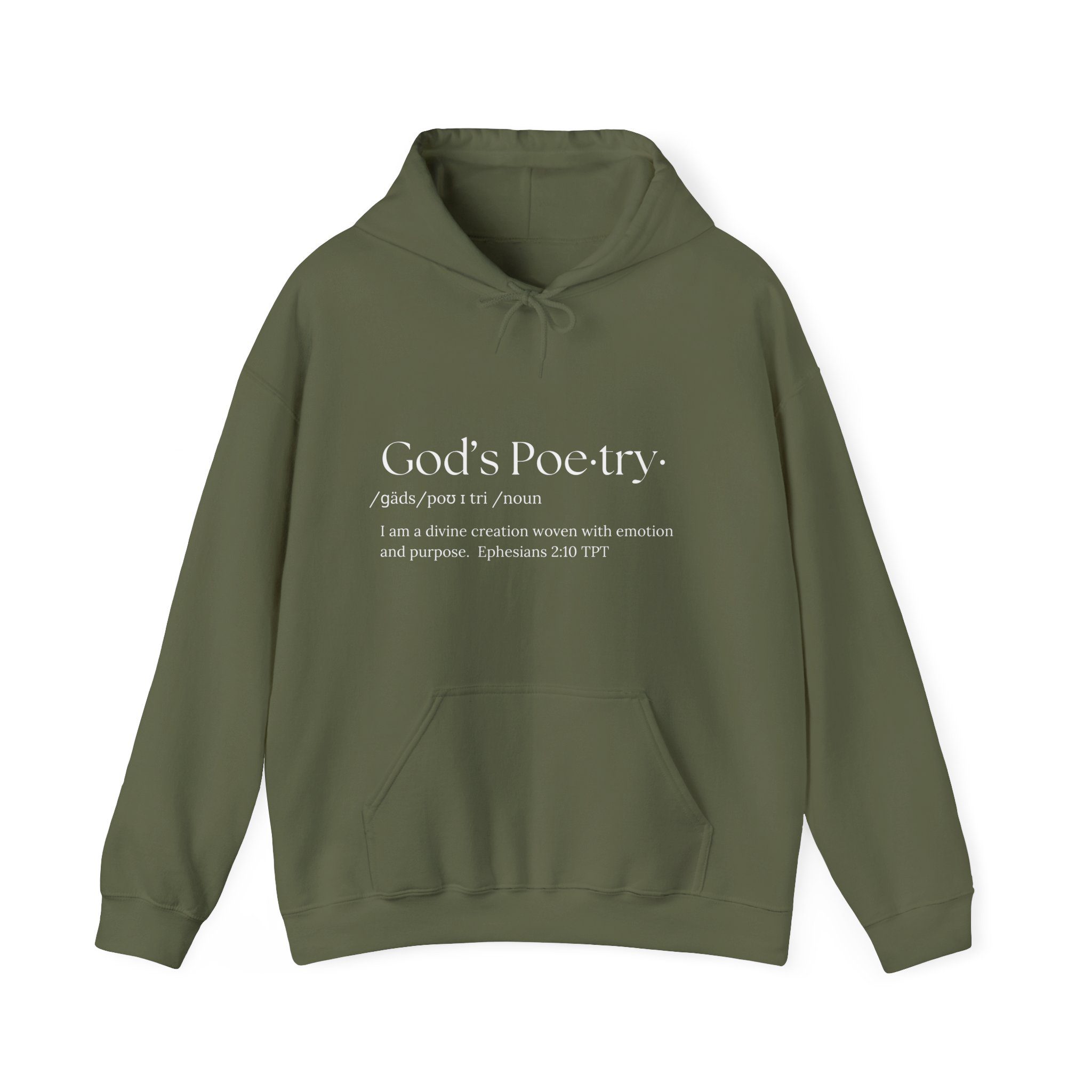 I am God's Poetry Unisex Heavy Blendâ„¢ Hooded Sweatshirt - Image 33