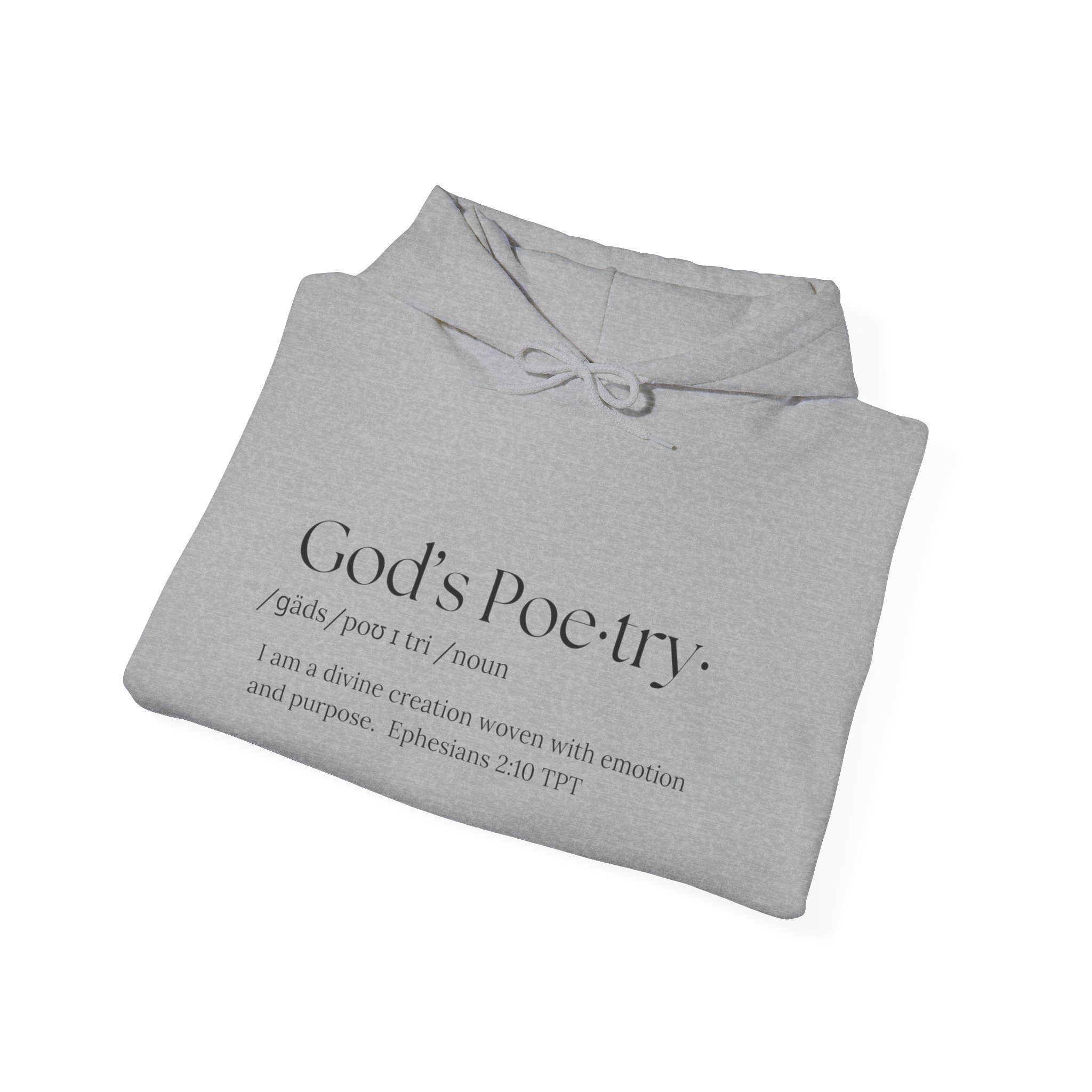 I am God's Poetry Unisex Heavy Blendâ„¢ Hooded Sweatshirt - Image 16