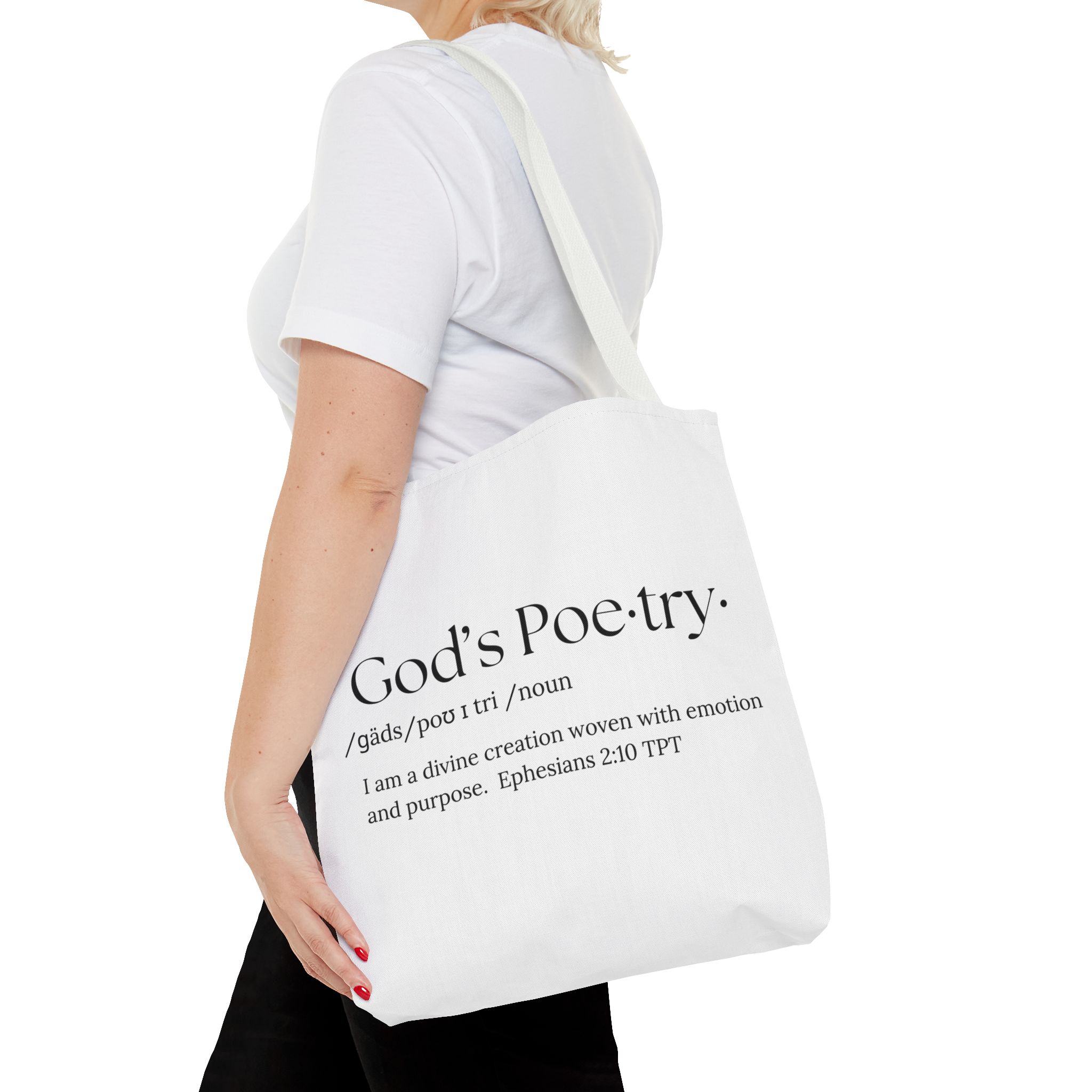 God's Poetry Tote Bag - Image 32