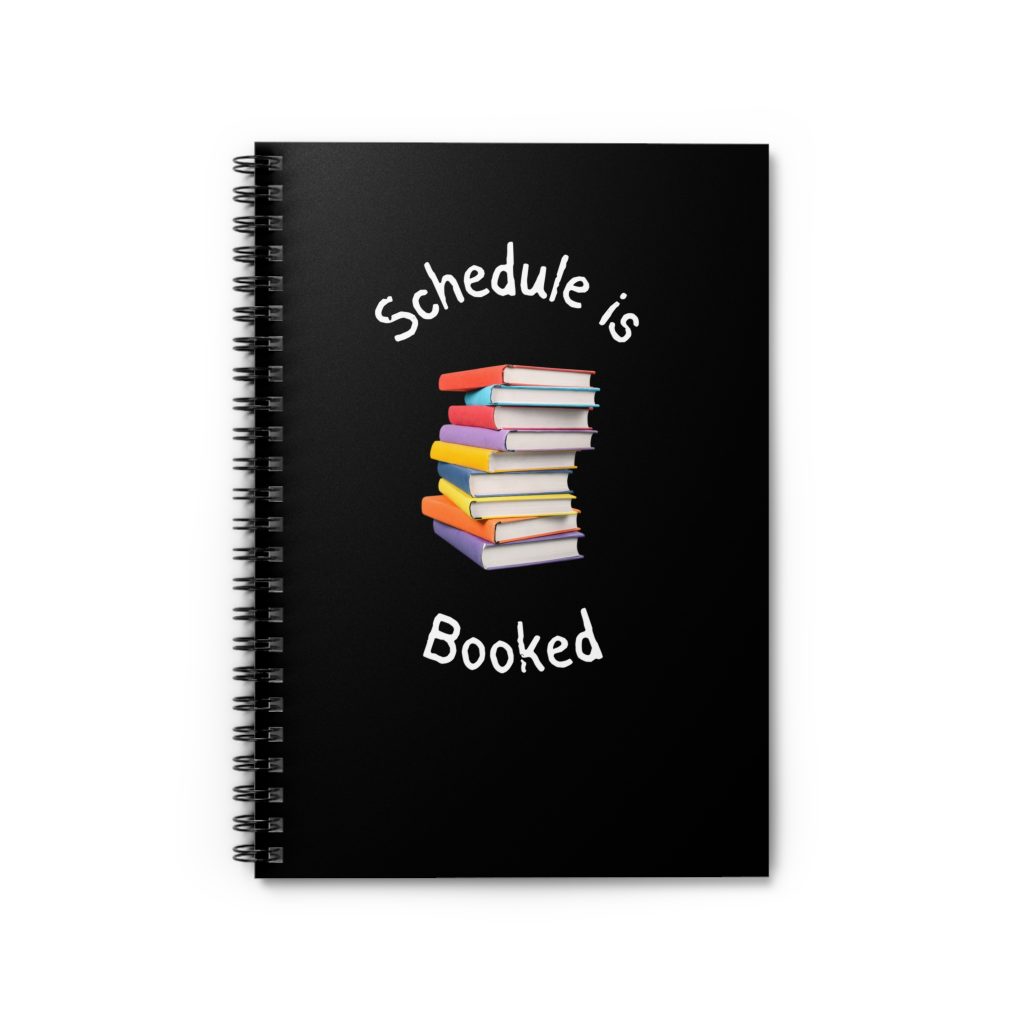 Book Lover Spiral Notebook - Ruled Line, Reading Journal, Planner, Writer Gift, Literary Gift, Bookworm Gift