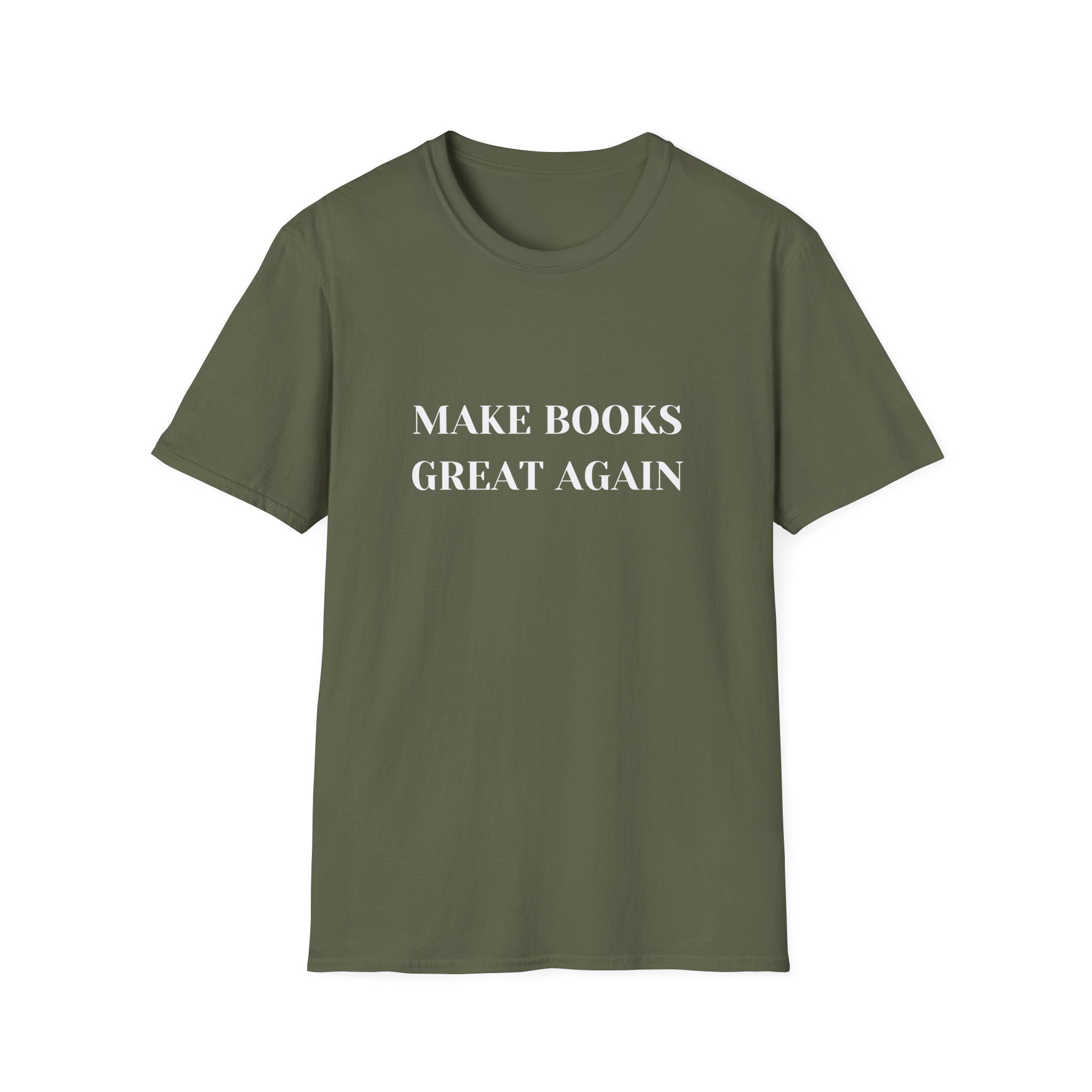 Book Lovers T-Shirt, Reading Tee, Bibliophile Gift, Literary Shirt, Library Outfit, Make Books Great Again - Image 8
