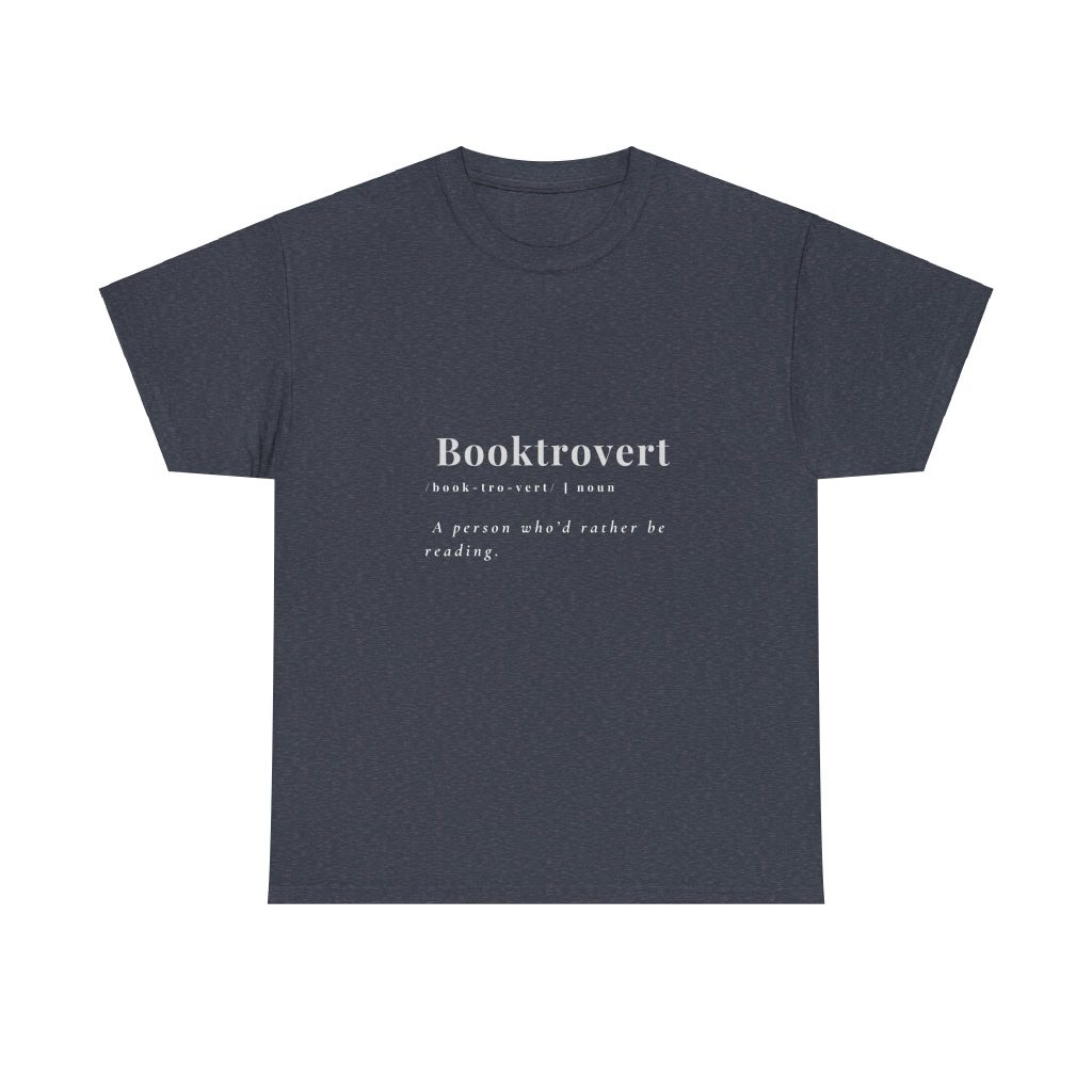 Booktrovert 2 T-Shirt, Booklover Gift, Introvert Shirt, Book Nerd Tee, Reader Definition,Librarian Present, Bookish Clothing