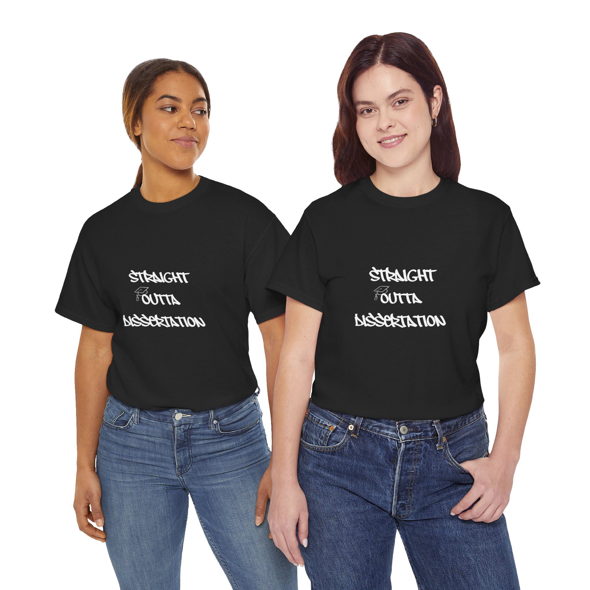 Straight Outta Dissertation TShirt, College Graduation Gift - Image 6