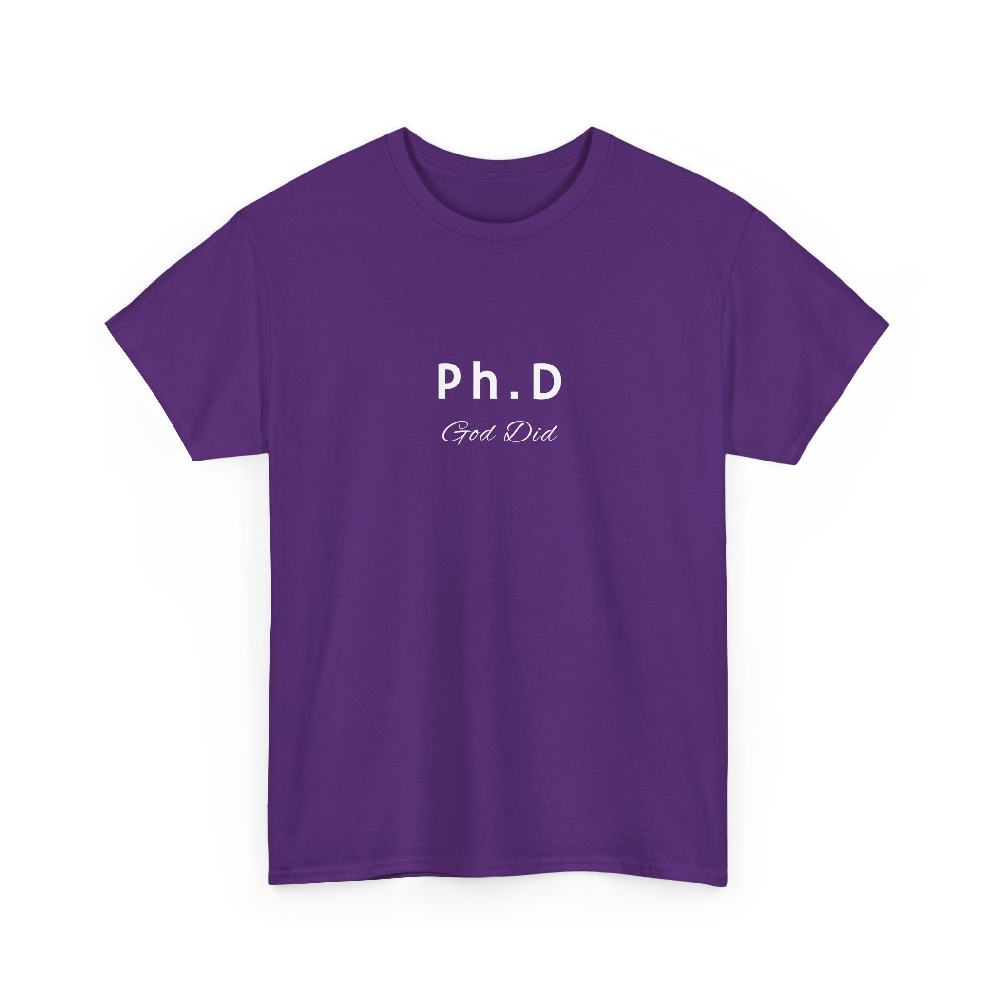 Ph D God did tshirt graduation gift idea Unisex Tee, Graduation Gift, Funny Graduation Shirt, College Graduation Present, Graduation Apparel - Image 11