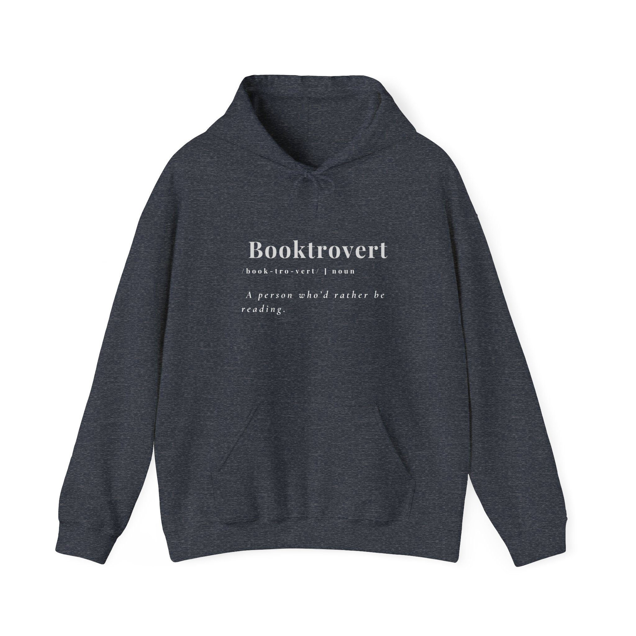 Booktrovert 1 Heavy Blend Hoodie, Book Lover Gift, Introvert Reading Sweatshirt, Literary Nerd Jumper, Librarian Present - Image 7