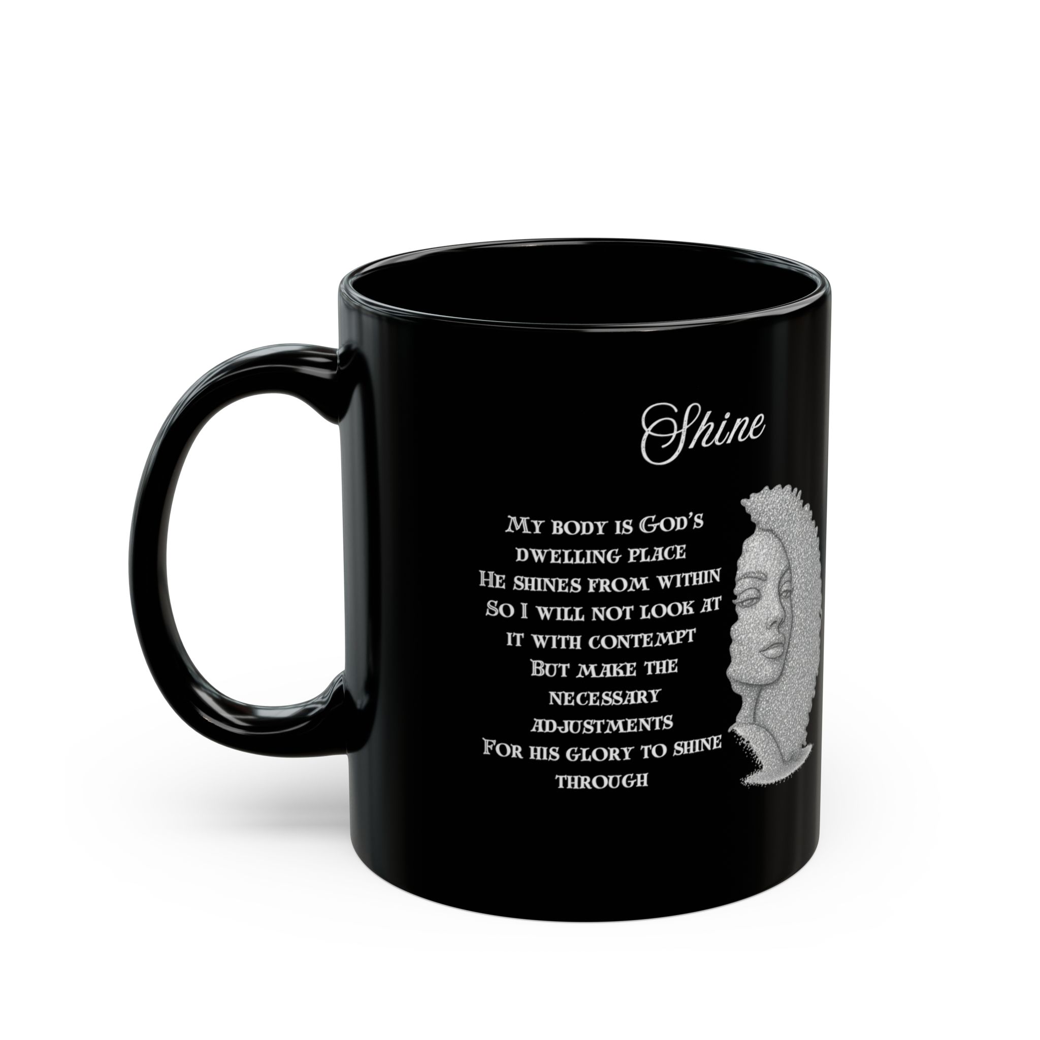 Shine Black Mug (11oz, 15oz) - Image 3